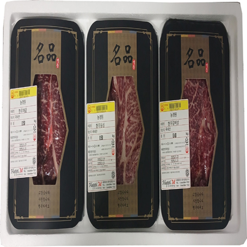 [해피엠]한우구이용 선물세트 1.4Kg-(주)해피엠-차세대 판로플랫폼 스토어(STORE) 36.5