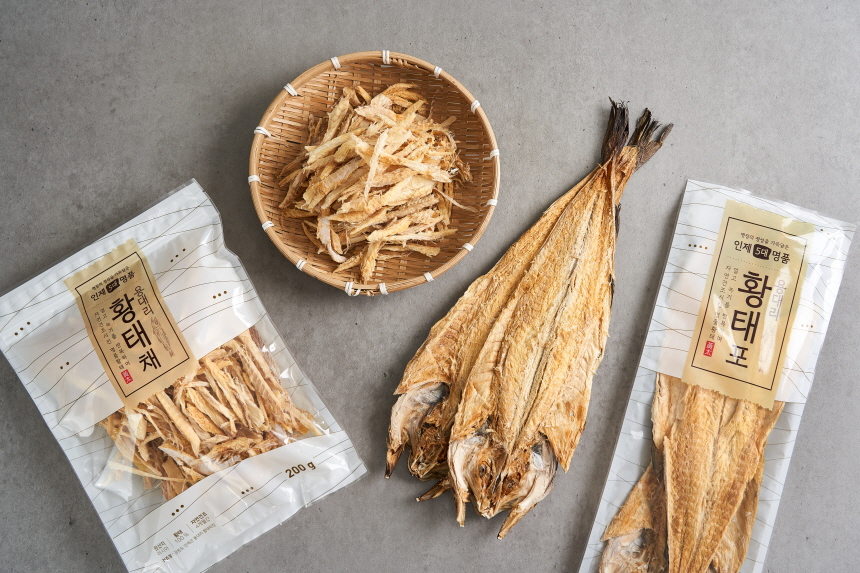인제5대명품 용대리 황태포 4미+황태채 400g