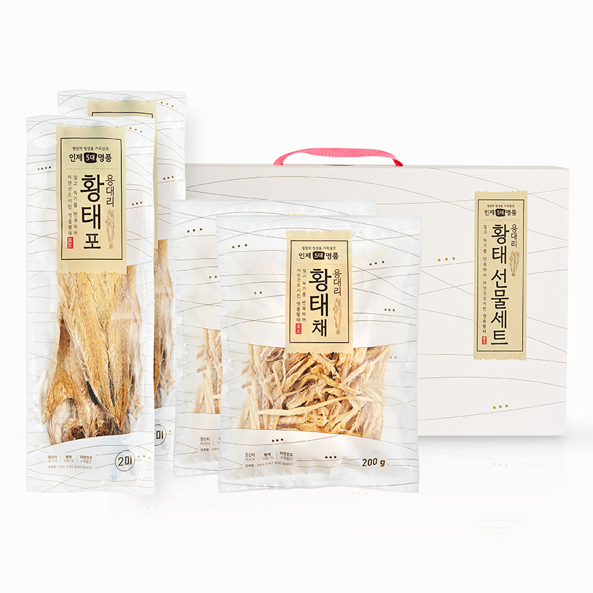 인제5대명품 용대리 황태포 4미+황태채 400g-인제5대명품로컬푸드협동조합-차세대 판로플랫폼 스토어(STORE) 36.5