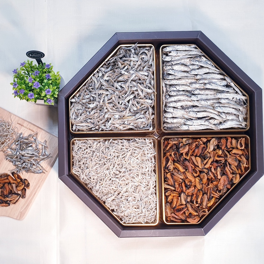 죽방선물 / 남해안 삼천포 명품 죽방멸치 선물세트 팔각5호