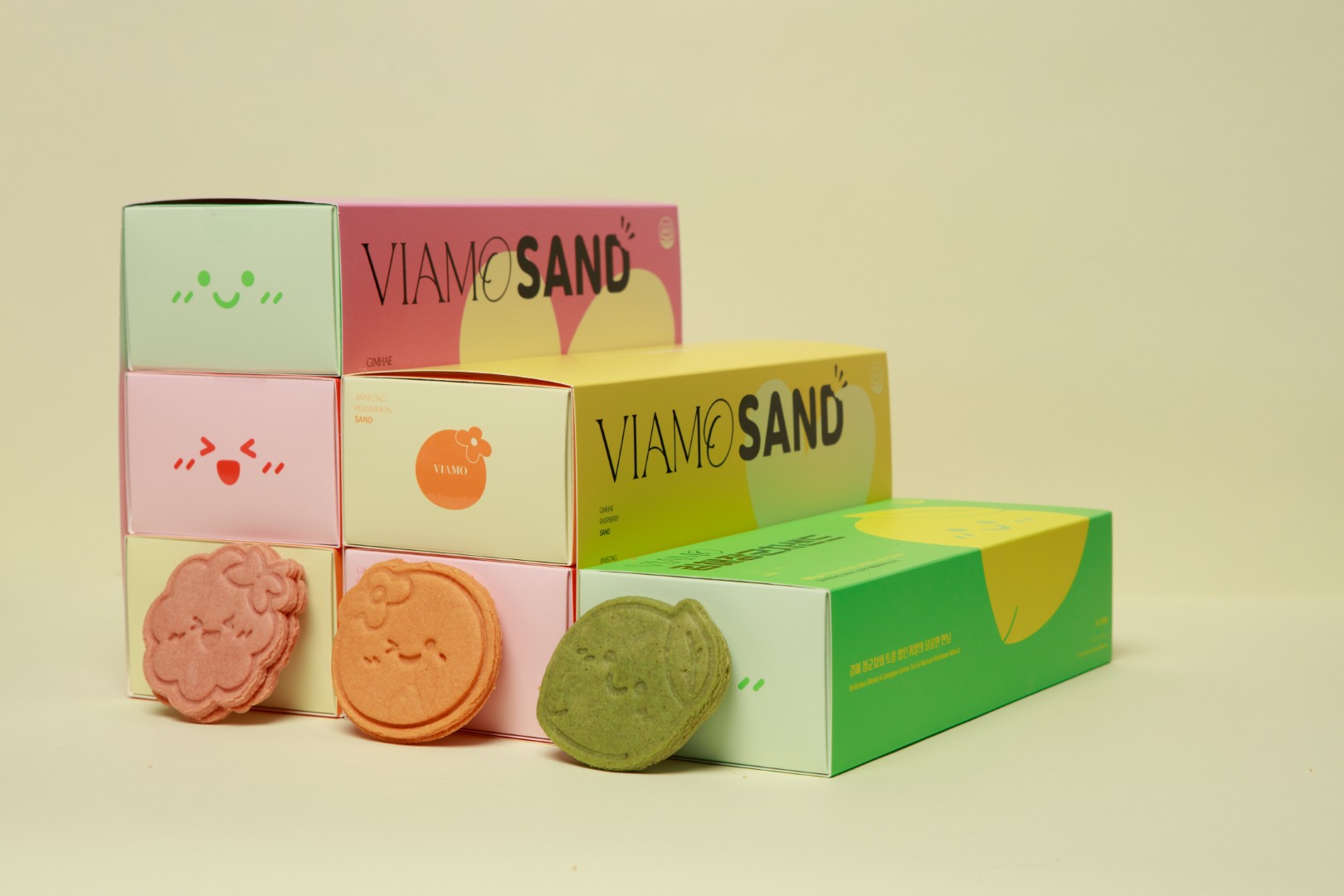 비아모샌드 단감,산딸기,장군차 김해 특산물 선물세트-이음사회적협동조합 비아모-차세대 판로플랫폼 스토어(STORE) 36.5