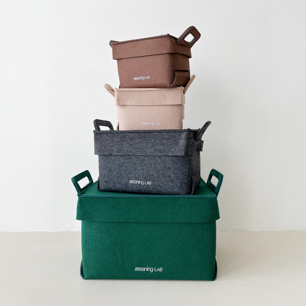 미닝랩 그린펠트 수납박스-주식회사의식주의-차세대 판로플랫폼 스토어(STORE) 36.5
