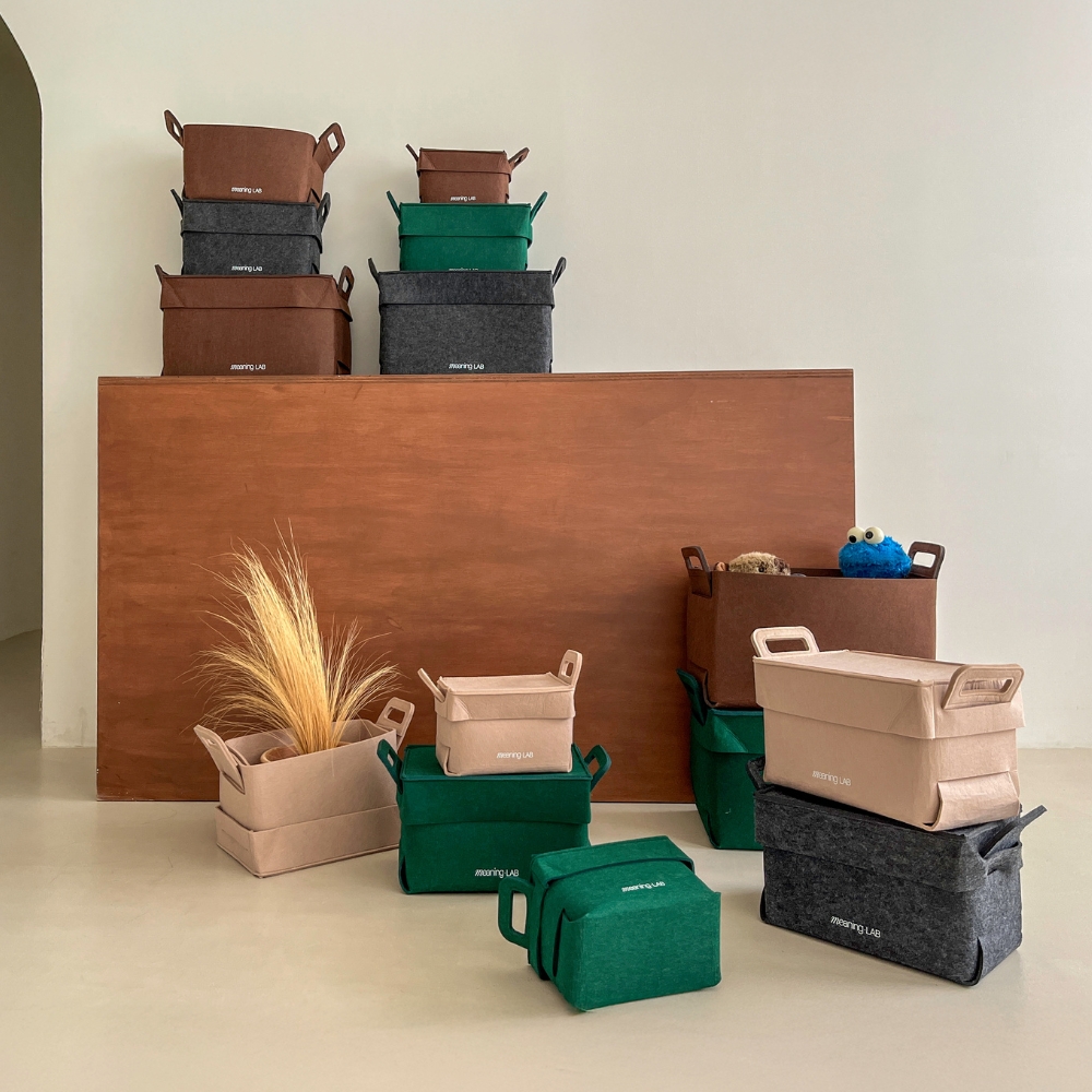 미닝랩 그린펠트 수납박스-주식회사의식주의-차세대 판로플랫폼 스토어(STORE) 36.5