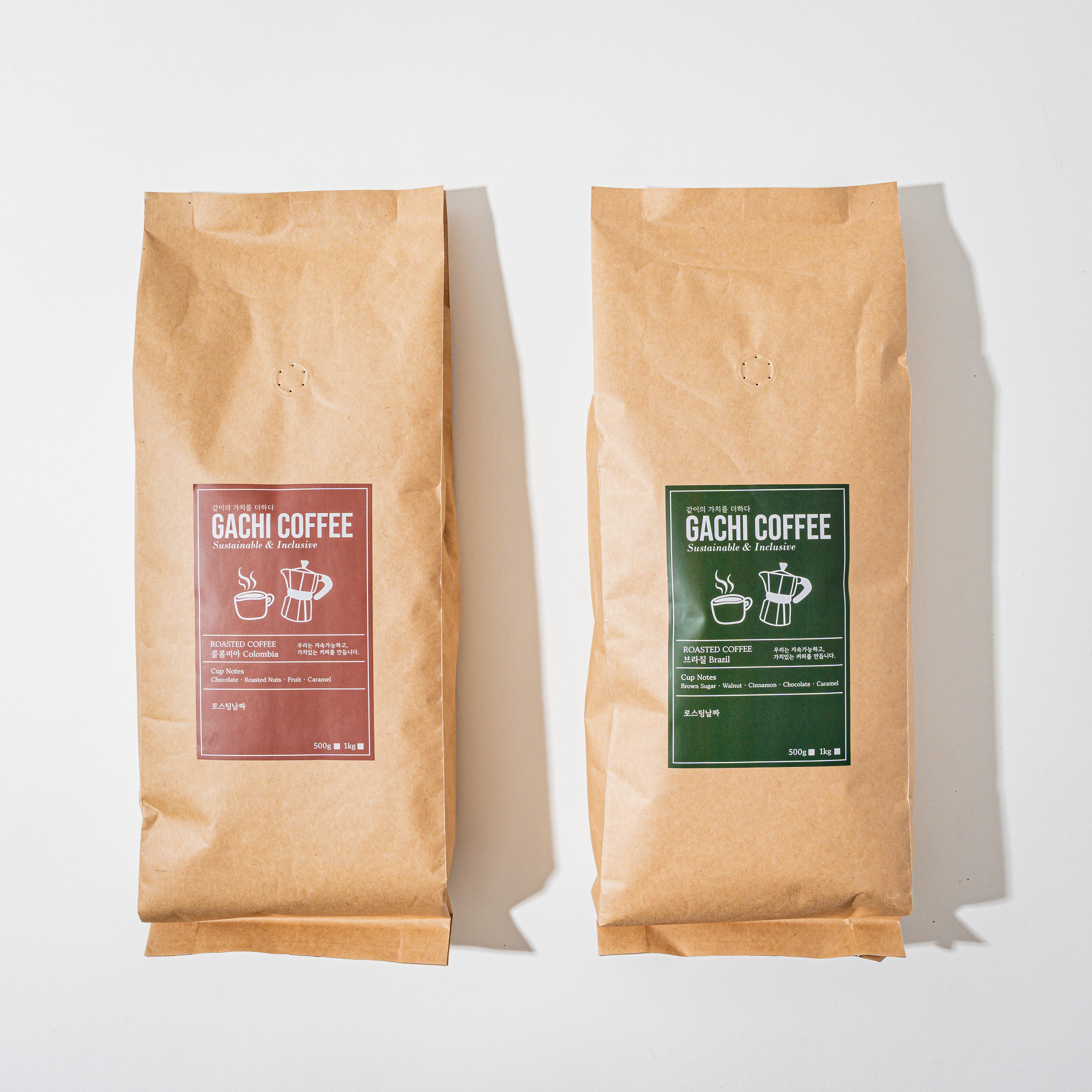 가치하나 로스팅 원두[콜롬비아/브라질]