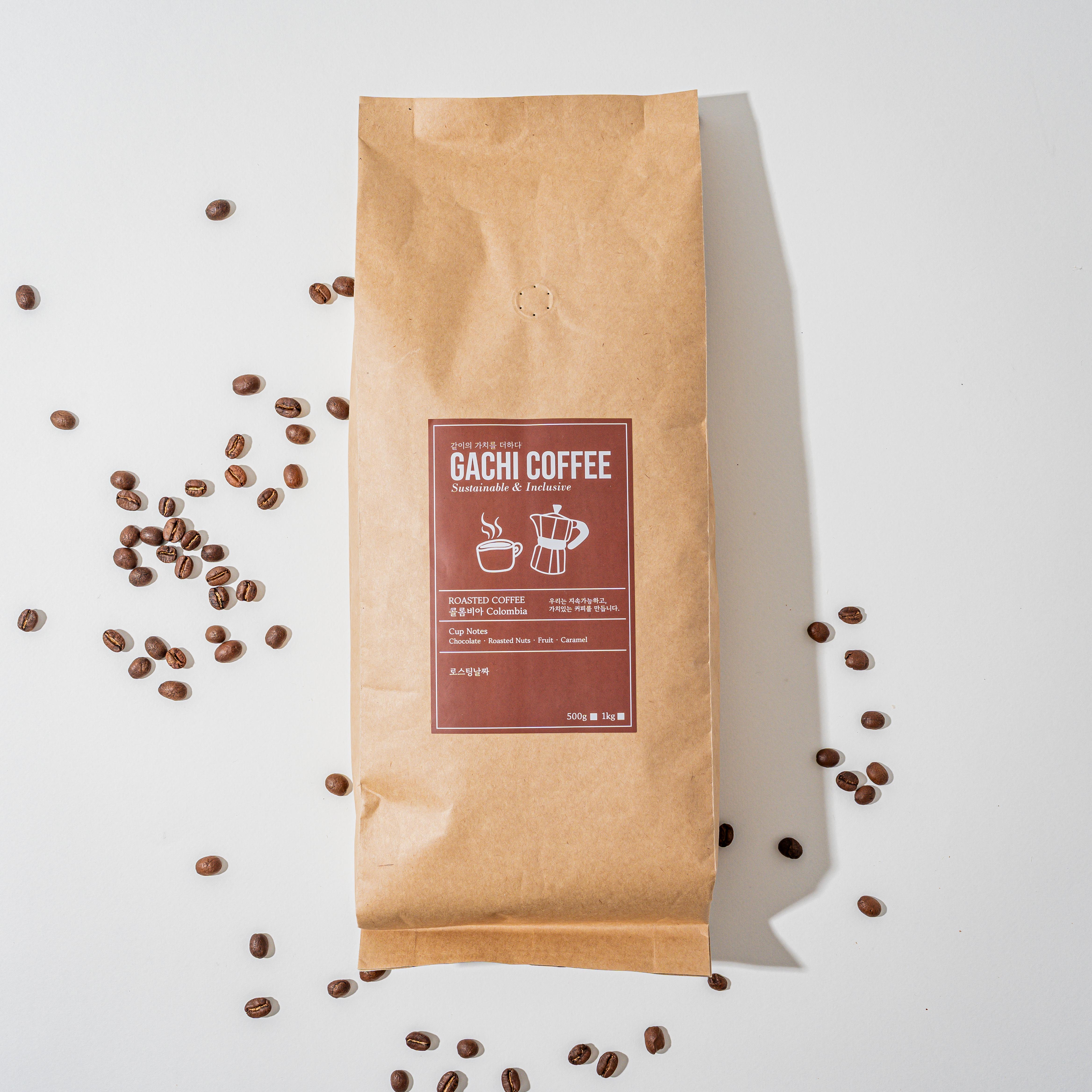 가치하나 로스팅 원두[콜롬비아/브라질]