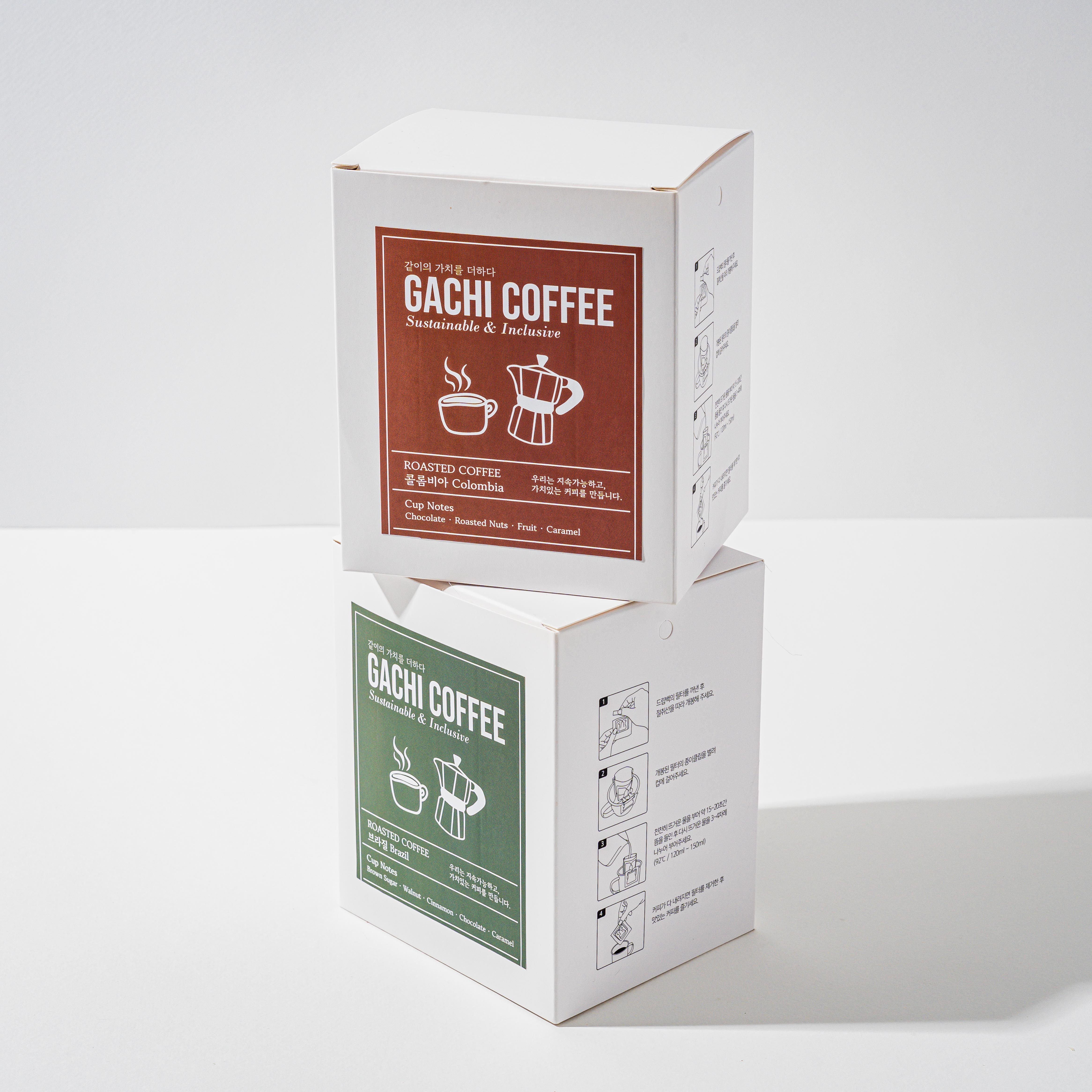 가치하나 로스팅 커피 드립백 [콜롬비아/브라질]