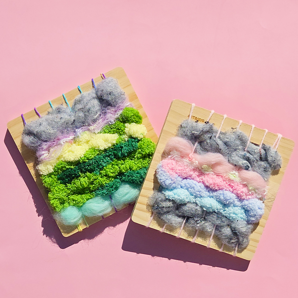 아트앤허그 청바지 업사이클링 DIY 위빙키트 털실 펠트 공예 액자 만들기 환경수업 재료-주식회사 아트앤허그-차세대 판로플랫폼 가치장터