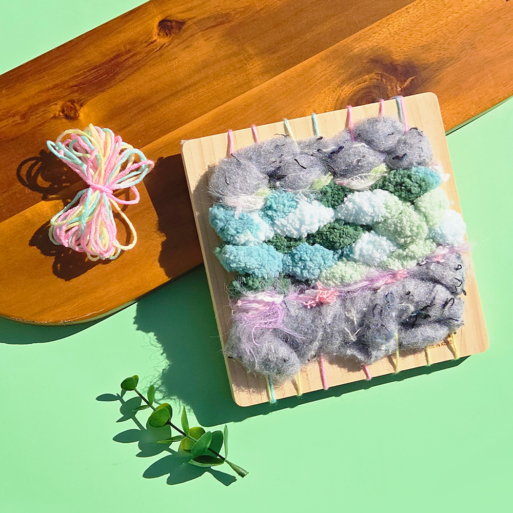 아트앤허그 청바지 업사이클링 DIY 위빙키트 털실 펠트 공예 액자 만들기 환경수업 재료-주식회사 아트앤허그-차세대 판로플랫폼 가치장터