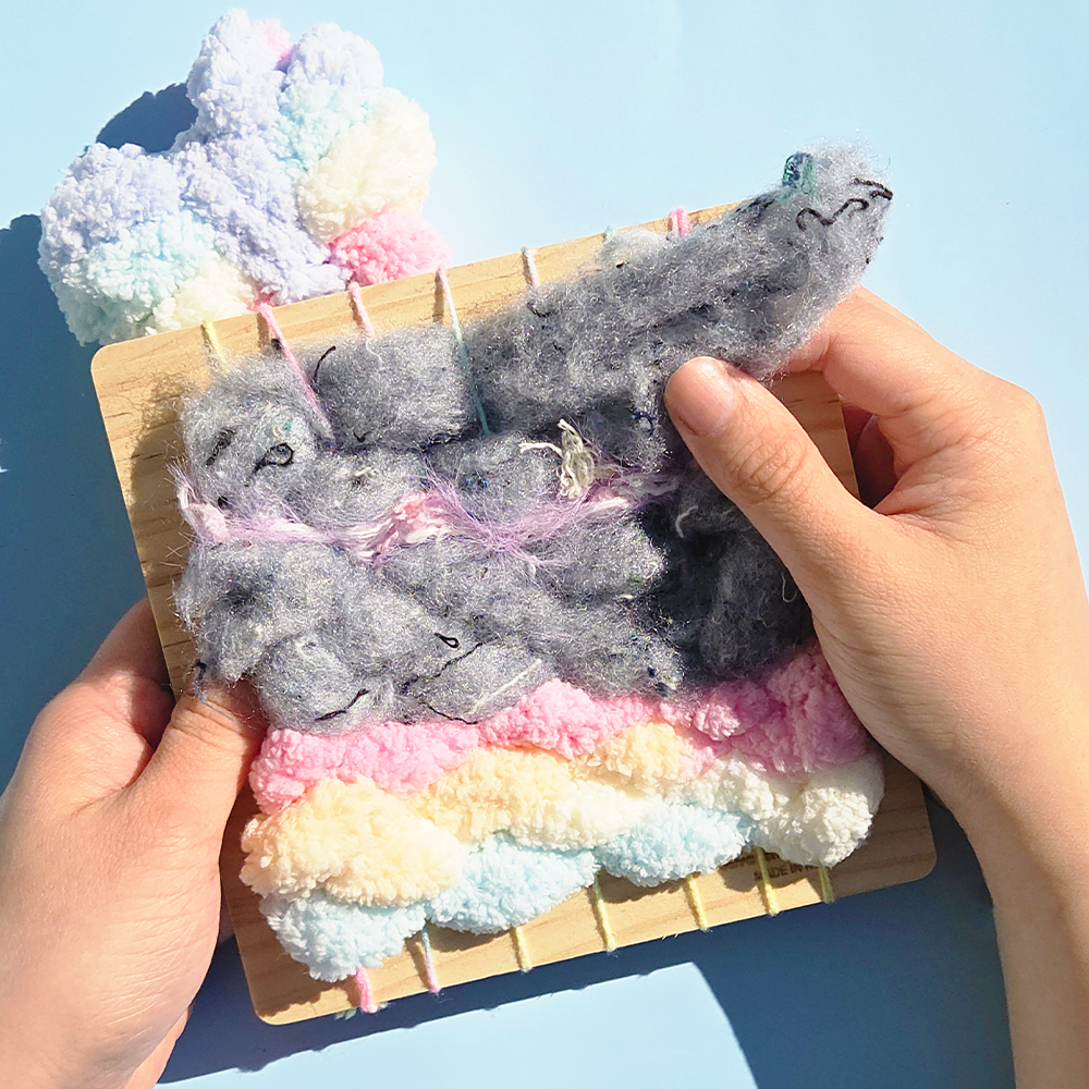 아트앤허그 청바지 업사이클링 DIY 위빙키트 털실 펠트 공예 액자 만들기 환경수업 재료-주식회사 아트앤허그-차세대 판로플랫폼 가치장터