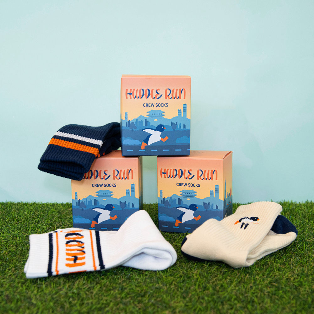 허들런 크루삭스 3종 세트