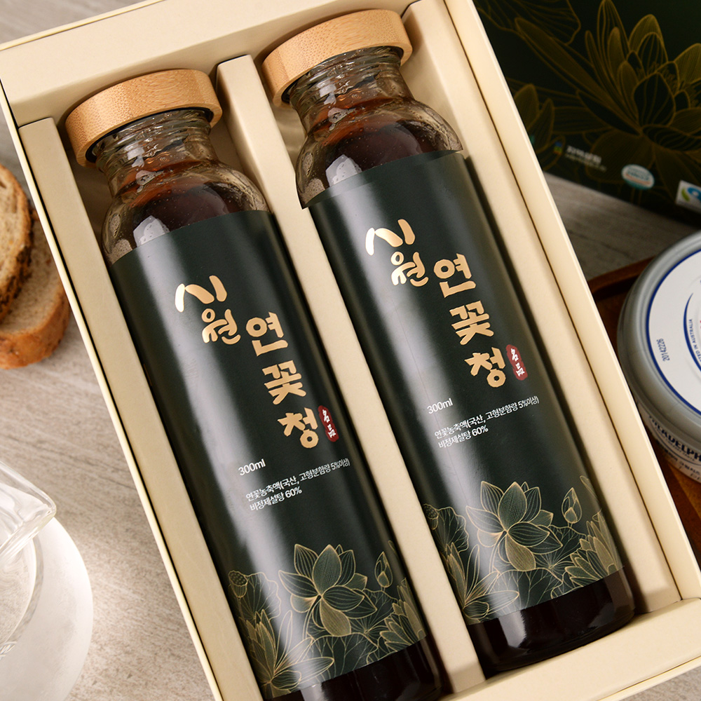 시원 연꽃청 선물세트-지역살림사회적협동조합-차세대 판로플랫폼 스토어(STORE) 36.5