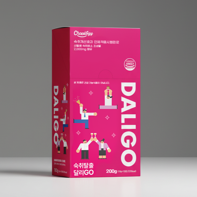 채밍 숙취탈출 달리GO 젤리스틱형 산돌배발효액 숙취해소제 달리고