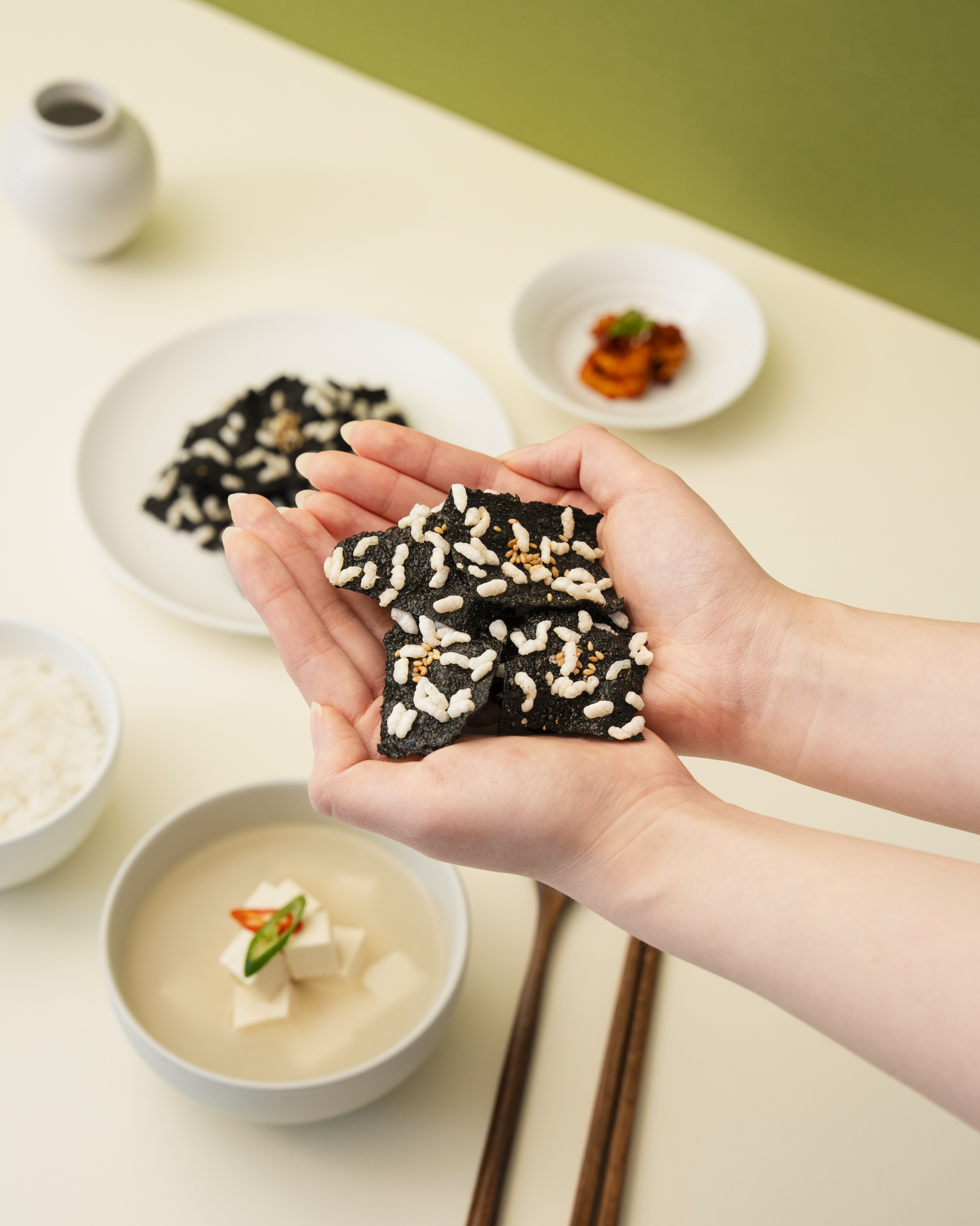 찹쌀꽃 김부각 선물세트 (50g x 3+110g(색지)x 2)-김부자푸드주식회사-차세대 판로플랫폼 스토어(STORE) 36.5