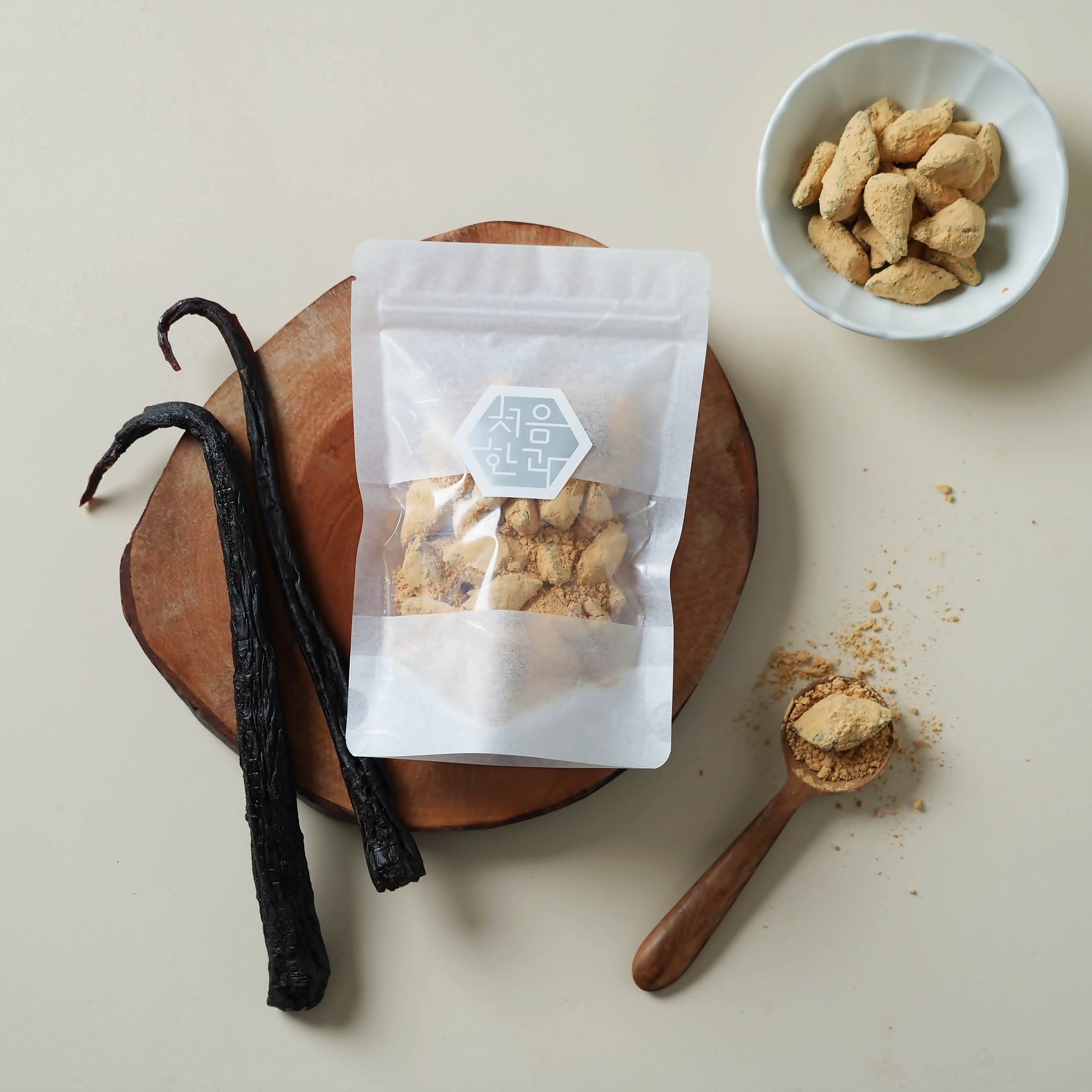 처음한과 콩고물 도라지 180g 지퍼 간식세트