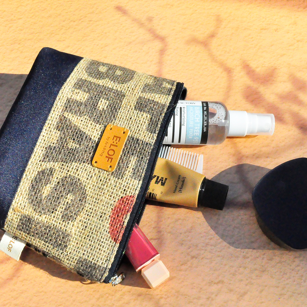 E:LOF 이롭 커피자루 파우치 업사이클링 rPET소재 핸드메이드 휴대용 이너백-주식회사 아트앤허그-차세대 판로플랫폼 스토어(STORE) 36.5