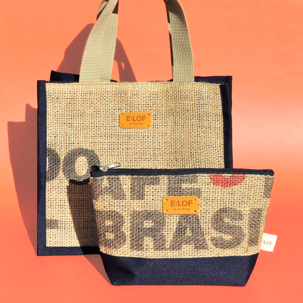 E:LOF 이롭 커피자루 파우치 업사이클링 rPET소재 핸드메이드 휴대용 이너백-주식회사 아트앤허그-차세대 판로플랫폼 스토어(STORE) 36.5