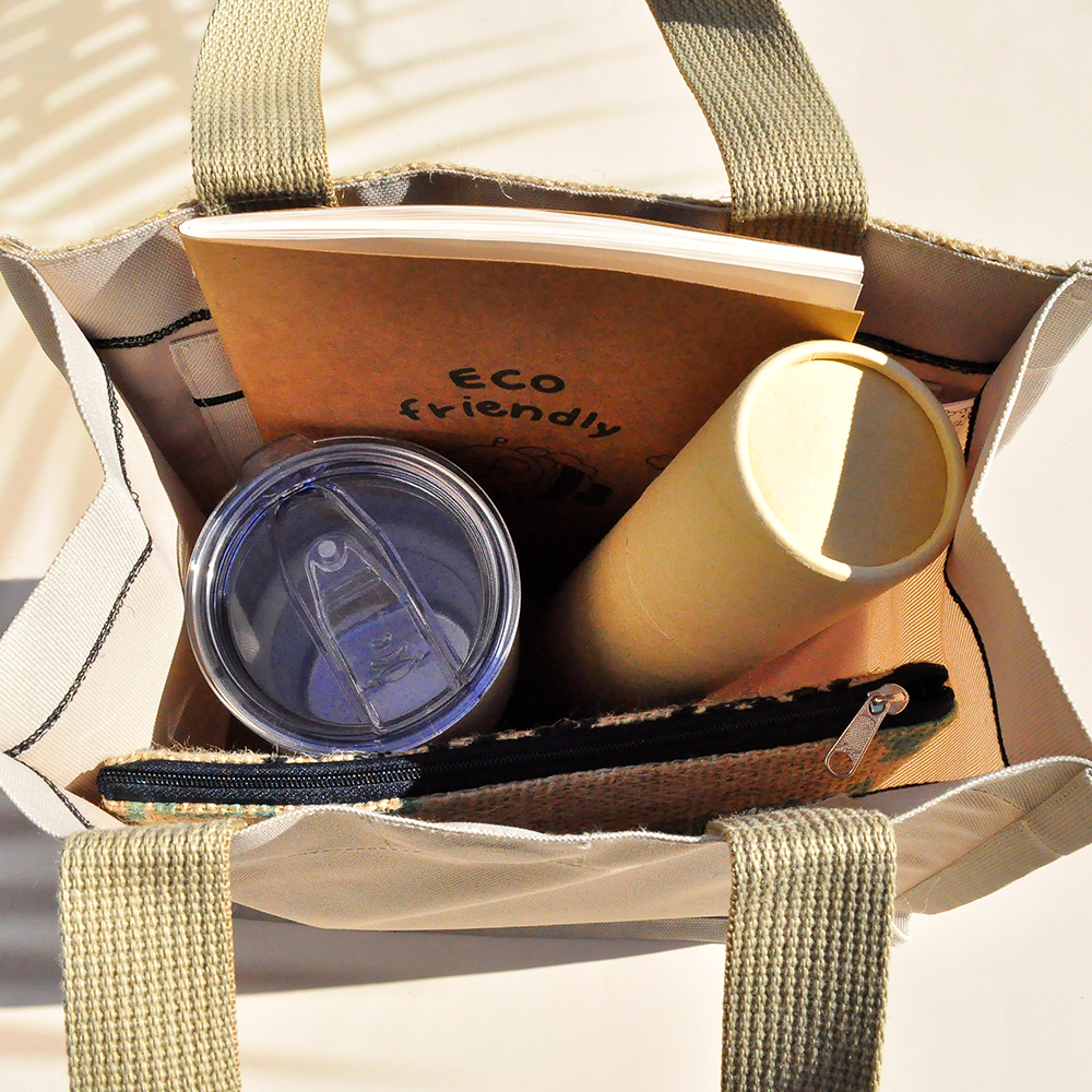 E:LOF 이롭 데일리 커피자루 토트백 리사이클링 rPET 핸드메이드 국내제작 핸드백-주식회사 아트앤허그-차세대 판로플랫폼 스토어(STORE) 36.5