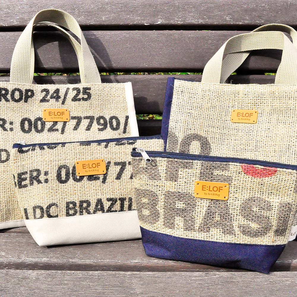 E:LOF 이롭 rPET 커피자루 파우치 토트백 세트 핸드메이드 국내제작 데일리가방-주식회사 아트앤허그-차세대 판로플랫폼 스토어(STORE) 36.5