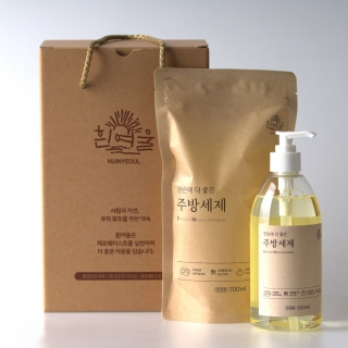 흰여울 고농축 주방세제 세트(500ml+700ml)