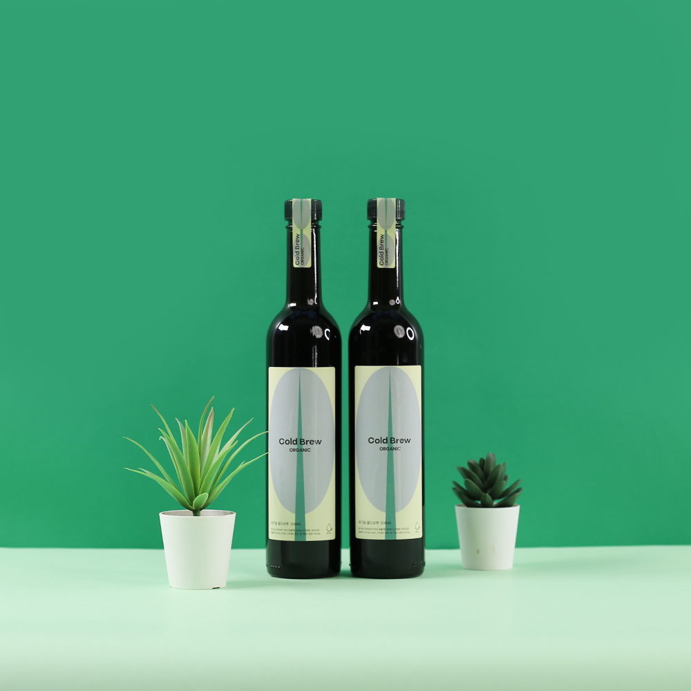 좋은날 유기농 or 디카페인 콜드브루 병 선물세트 500ml 2병-성미산 좋은날 협동조합-차세대 판로플랫폼 스토어(STORE) 36.5