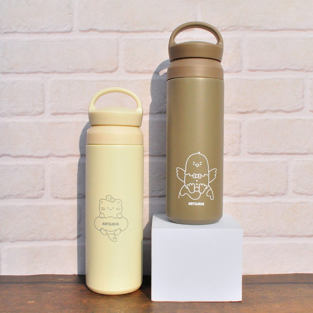 아트앤허그 지구수비대 스텐 텀블러 500ml 보온보냉 손잡이형 선물-주식회사 아트앤허그-차세대 판로플랫폼 스토어(STORE) 36.5