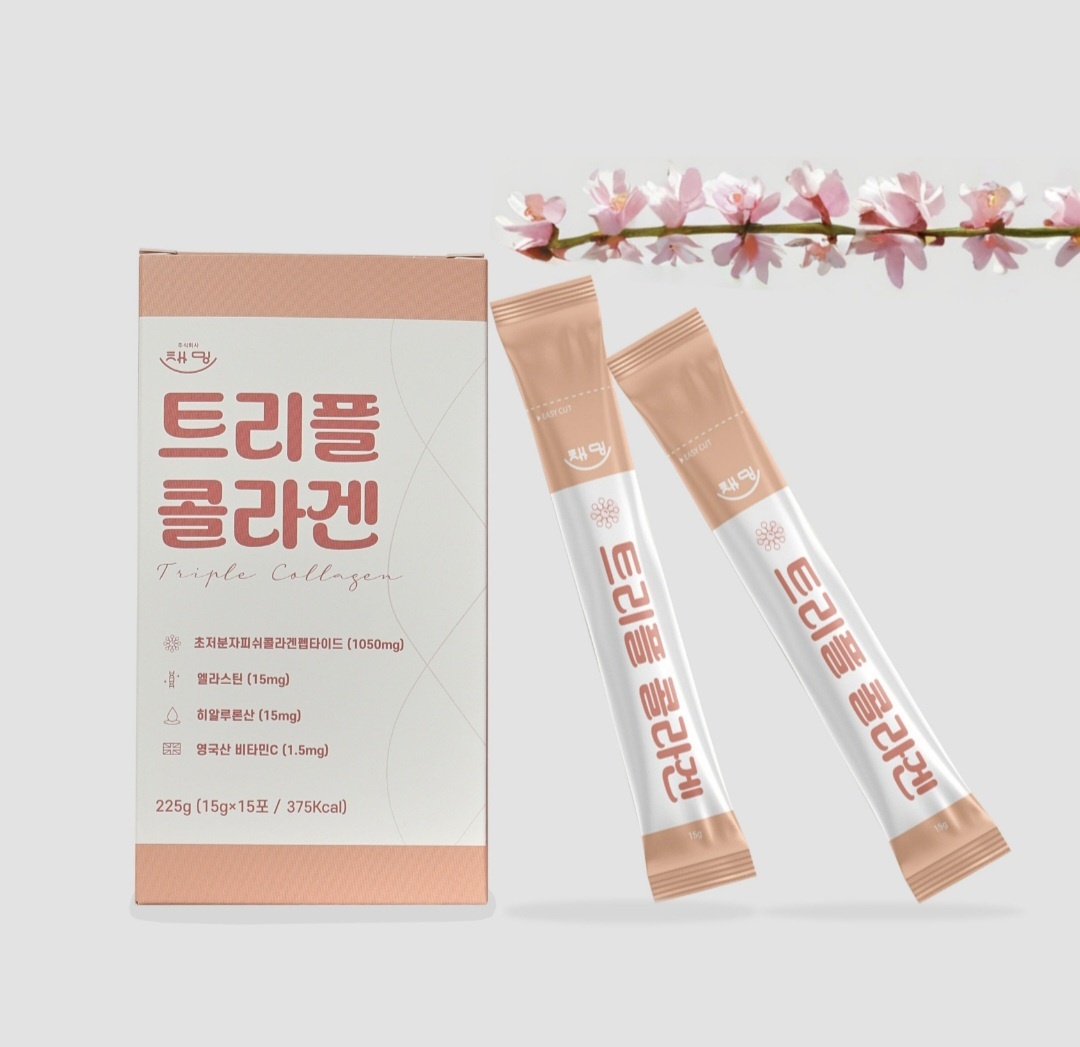 채밍 트리플 콜라겐 선물 세트 15g 45포-주식회사채밍-차세대 판로플랫폼 스토어(STORE) 36.5