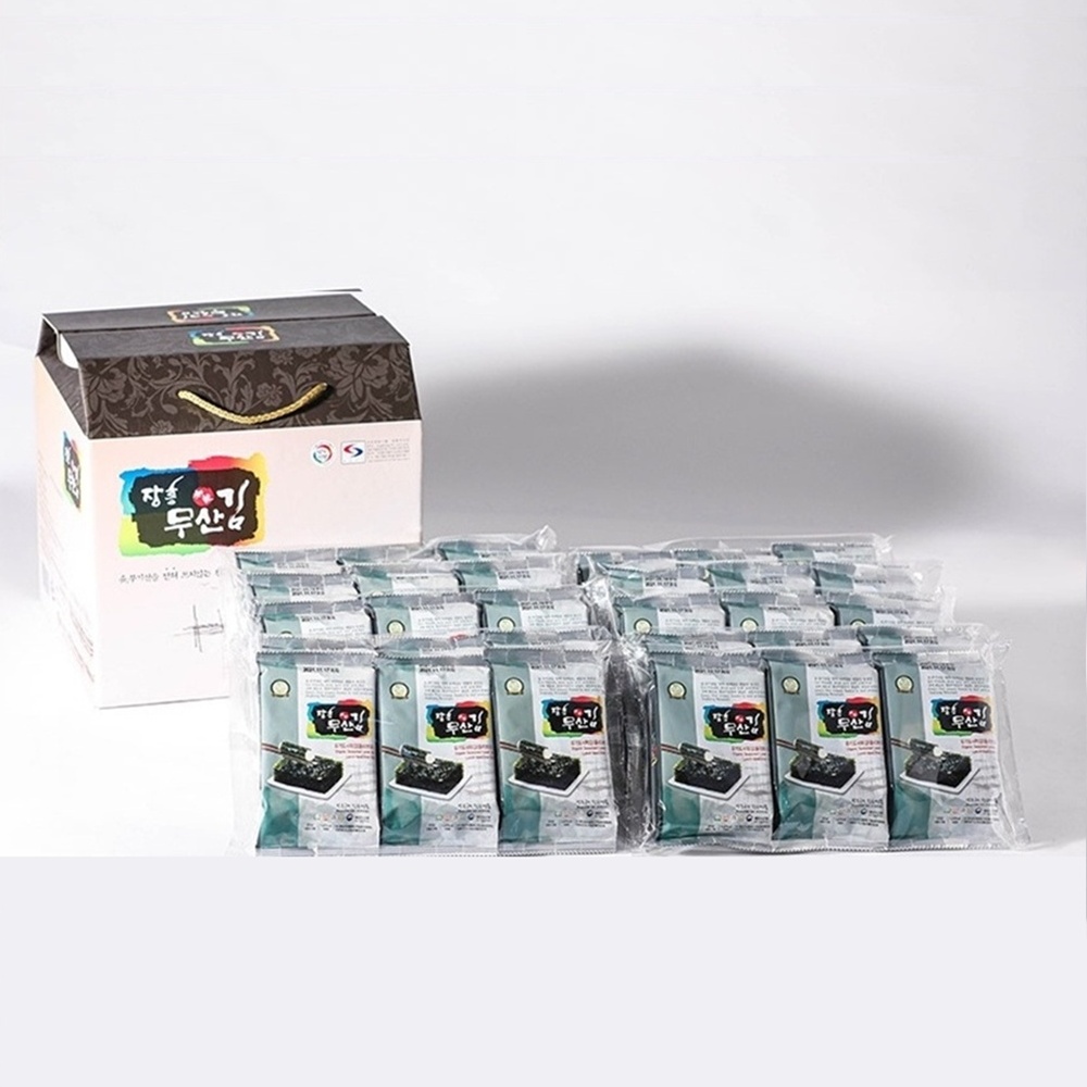 김선물세트 / 산을 전혀 쓰지않는 착한김 청정 장흥 무산김 선물세트4호