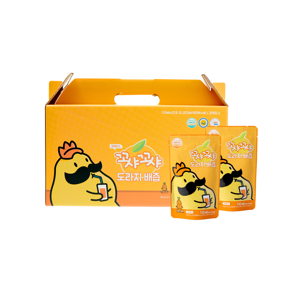 [꼬샤꼬샤] 도라지배즙 110ml 100포 스탠딩형 + 곰보배추배스틱 15포-아름답게그린배영농조합법인-차세대 판로플랫폼 스토어(STORE) 36.5