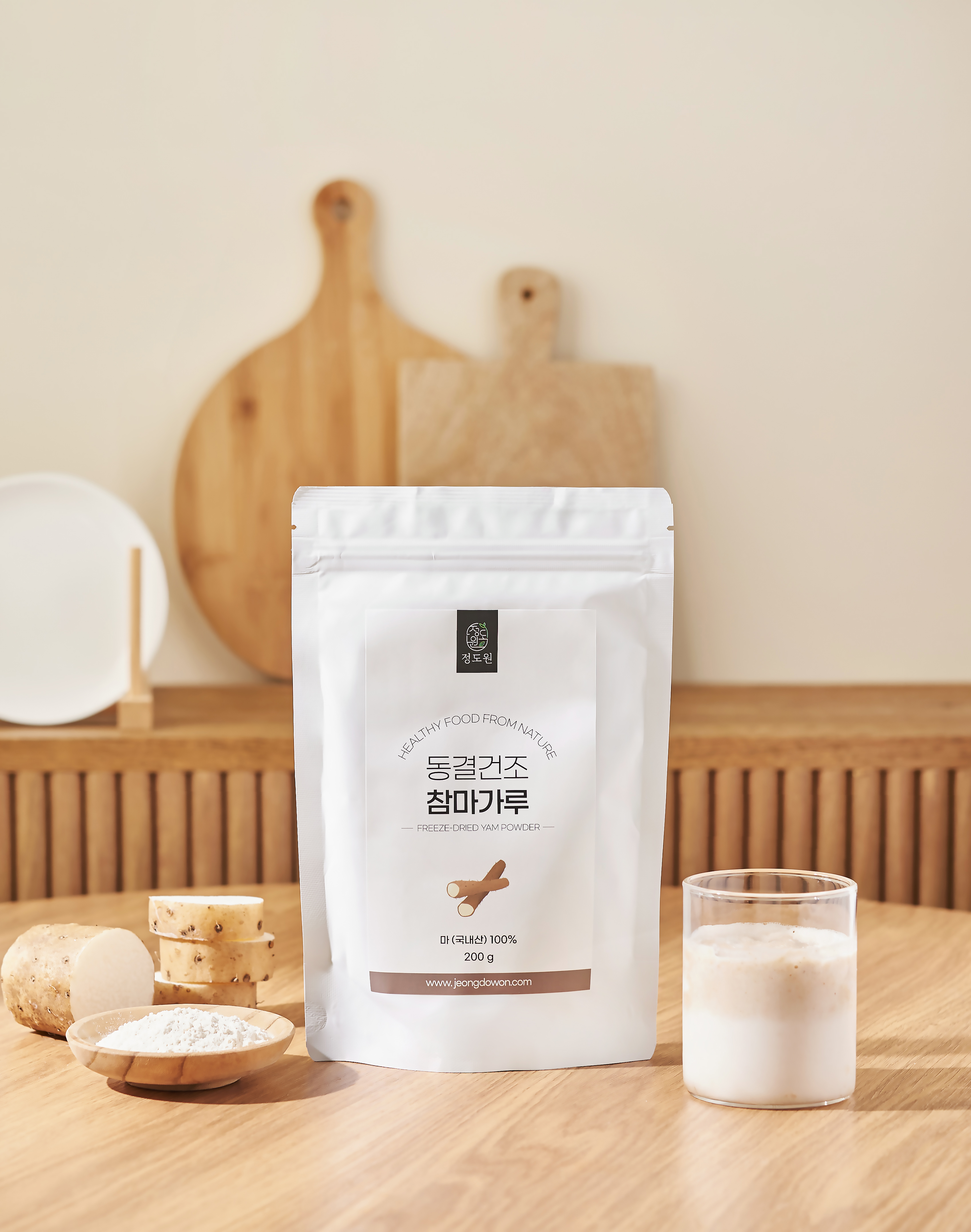 참마가루 동결건조 햇마 국내산 100% 정도원 뮤신 마가루 1봉지 200g-정도원농업회사법인(주)-차세대 판로플랫폼 스토어(STORE) 36.5