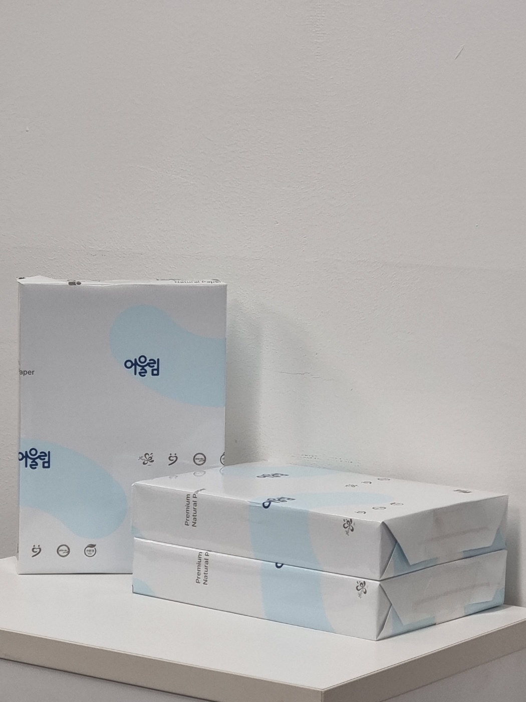  어울림 친환경복사용지(80g), 재생, A4, 80g/㎡, 2500매(500매×5권)/상자-(사)한국나눔복지연합회 아이씨티사업소-차세대 판로플랫폼 가치장터