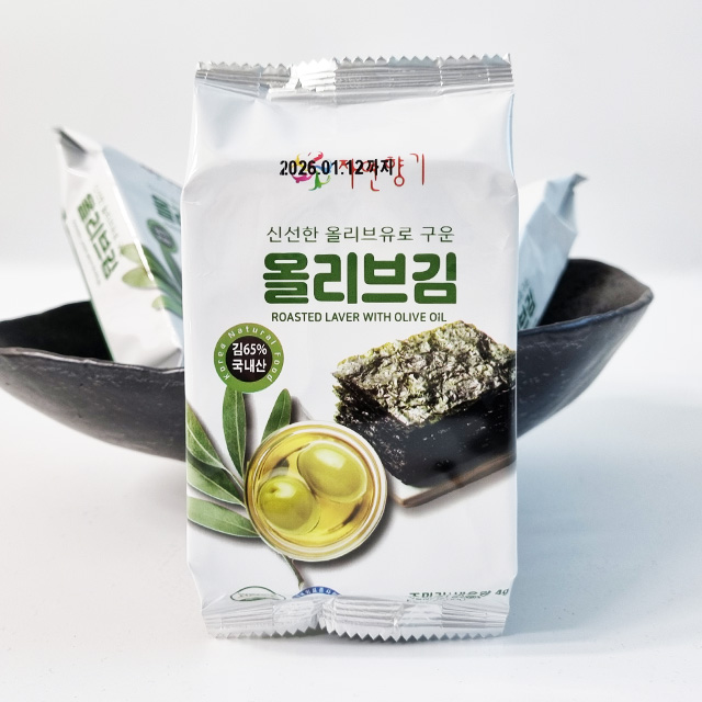36봉 혼합세트 (명란김, 불닭김. 올리브김)-농업회사법인(주)자연향기-차세대 판로플랫폼 스토어(STORE) 36.5