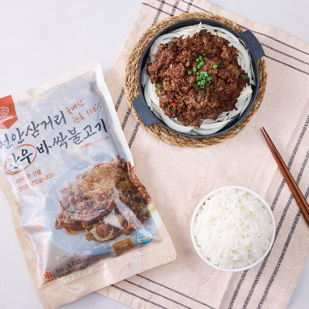 [특허] 약선푸드 천안삼거리 한우 바싹불고기 1kg 1팩 (5인분)-약선푸드 협동조합-차세대 판로플랫폼 스토어(STORE) 36.5