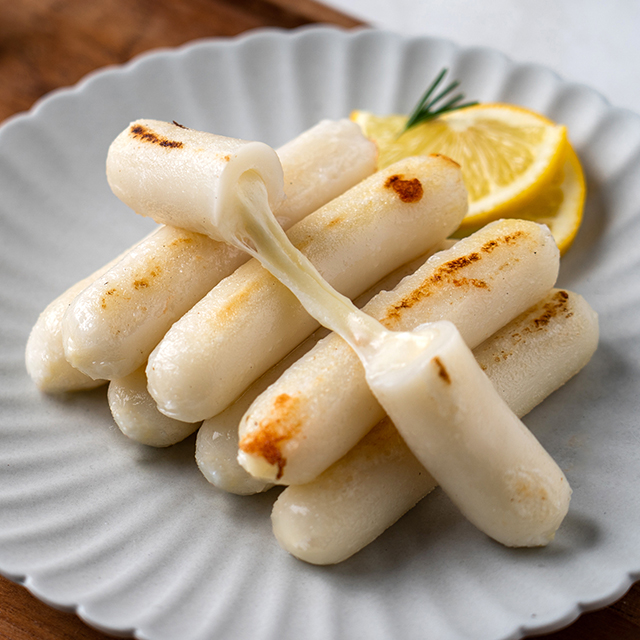 쫄깃 말랑한 구워먹는 생치즈떡+고구마치즈떡