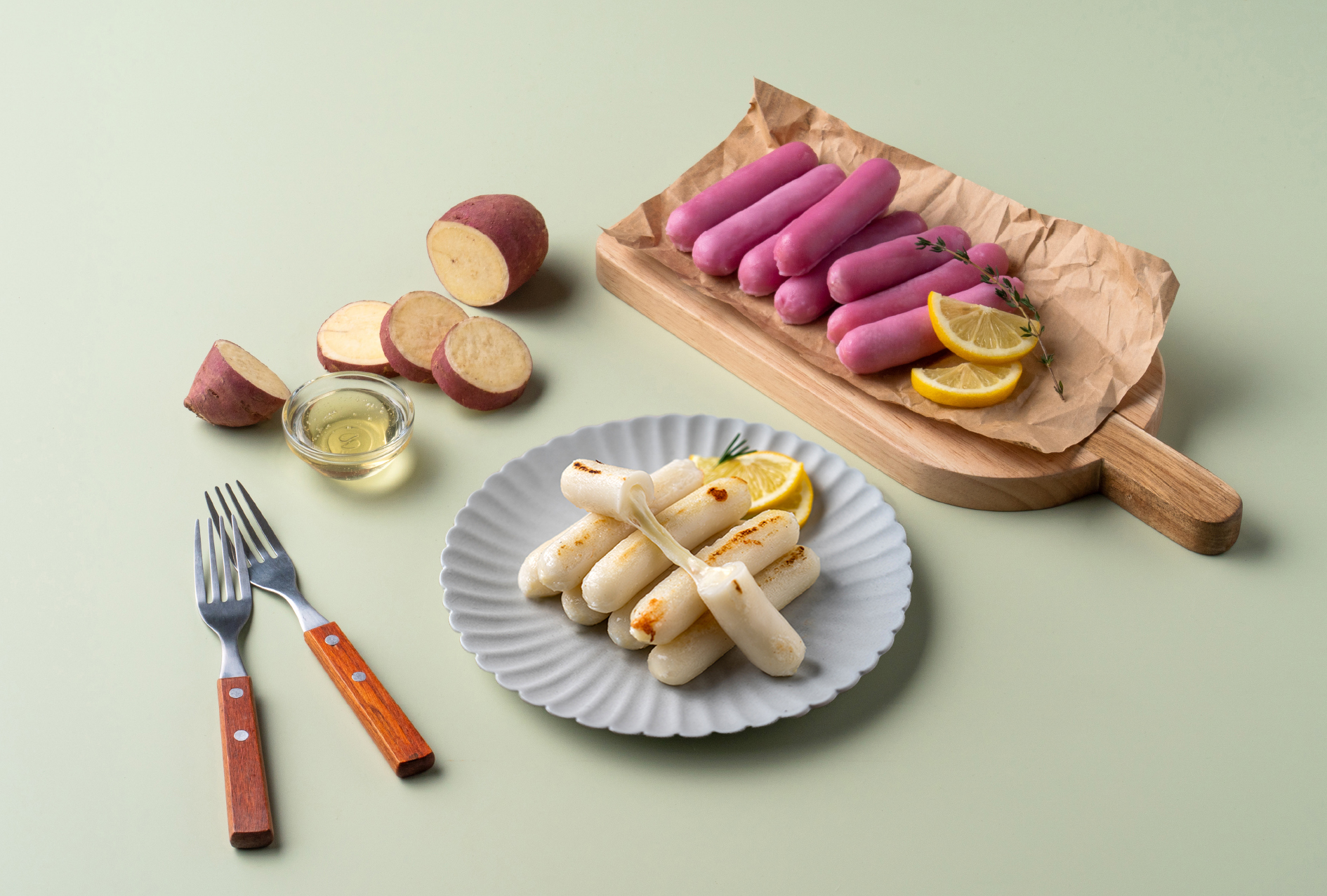 쫄깃 말랑한 구워먹는 생치즈떡+고구마치즈떡-농업회사법인 주식회사 푸드파파 에프앤비-차세대 판로플랫폼 스토어(STORE) 36.5