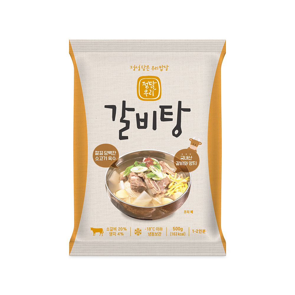 정담우리 갈비탕 (500g * 2팩)-(주)맛들식품-차세대 판로플랫폼 스토어(STORE) 36.5