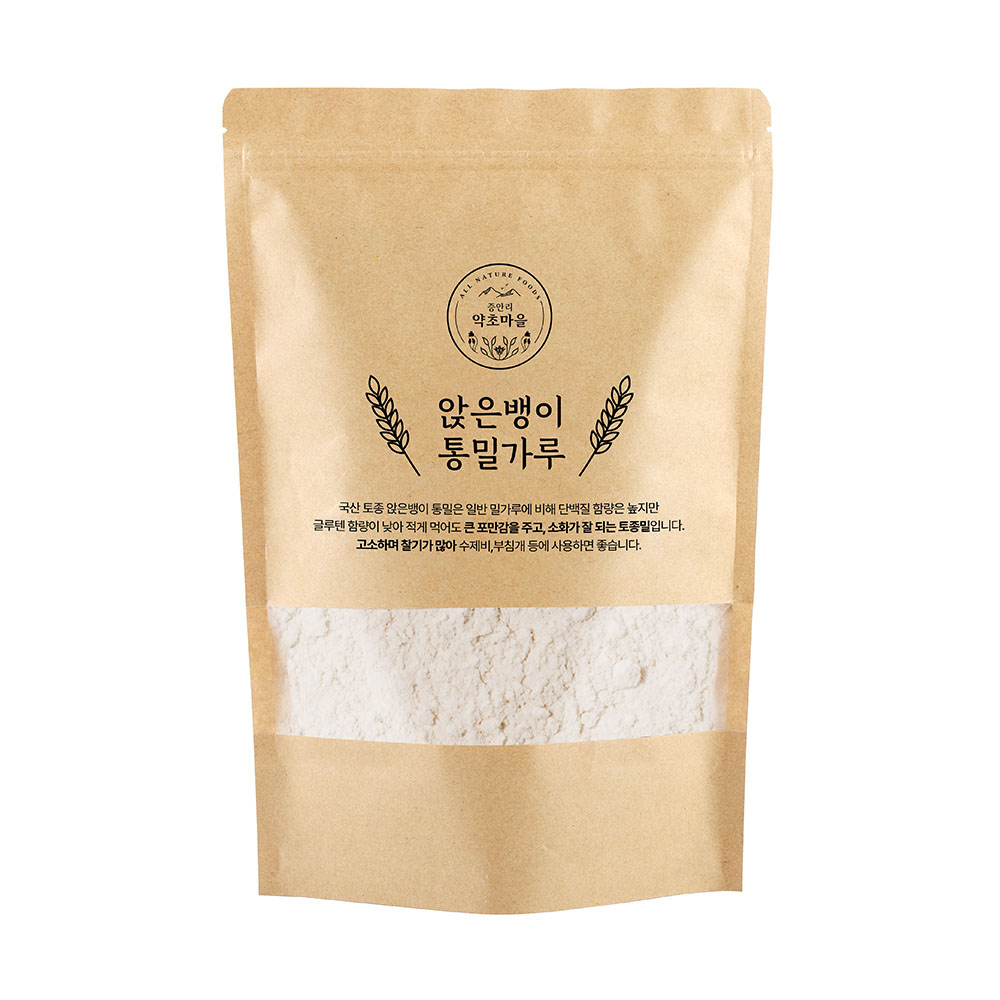 국산 토종 앉은뱅이 통밀가루700g 강력분 중력분 박력분 택1