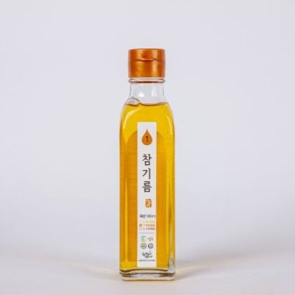 자연그대로참기름180ml