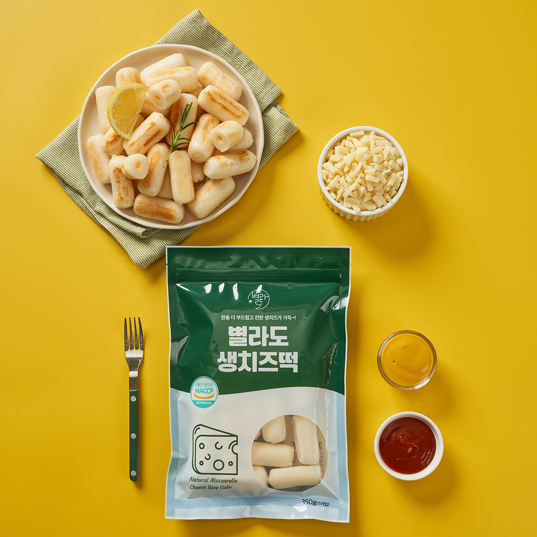 치즈가 주인공 쫀득 우리쌀 별라도 모짜렐라 체다 생치즈떡 350g 2팩-담양죽순 영농조합법인-차세대 판로플랫폼 스토어(STORE) 36.5